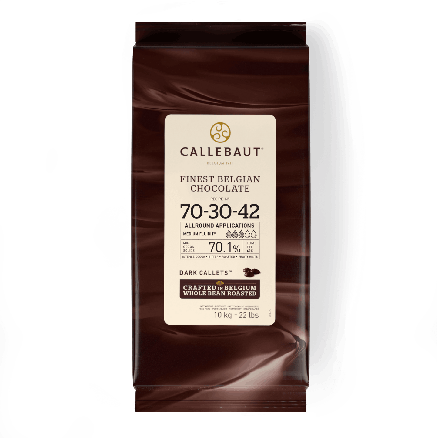 Callebaut Dark Chocolate: 70-30-38
