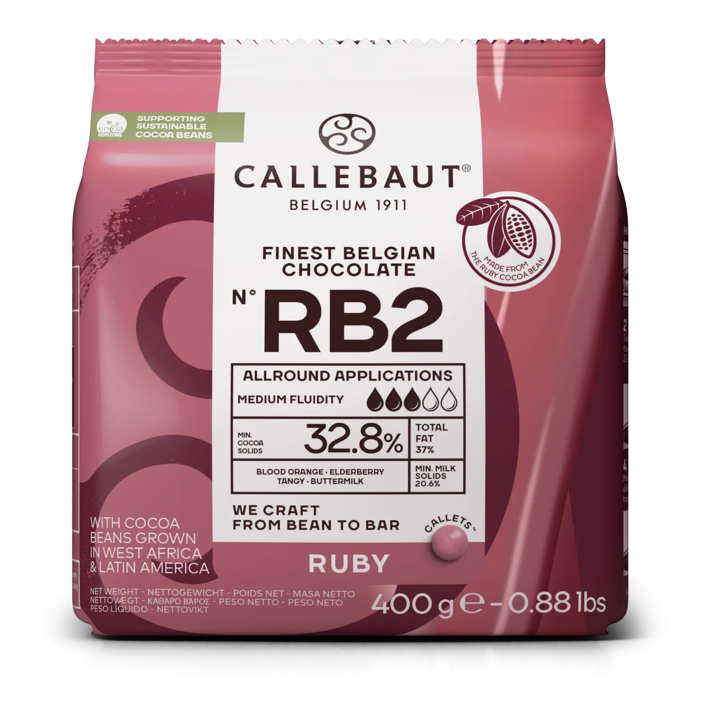 Buy Callebaut Ruby 400g