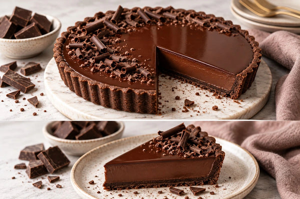 Classic Chocolate Tart Recipe – Rich, Smooth & Decadent