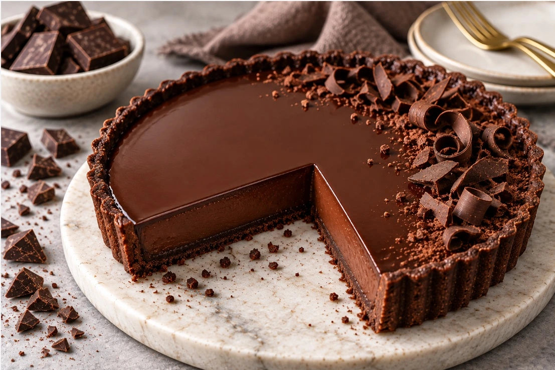 Classic Chocolate Tart Recipe – Rich, Smooth & Decadent