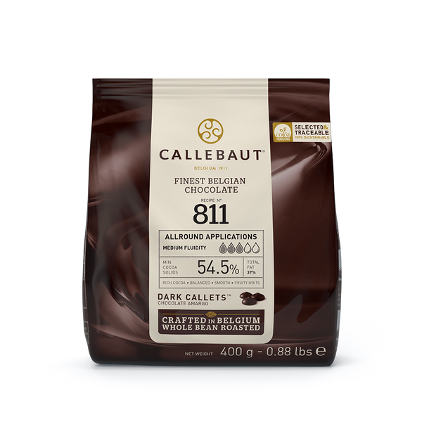 Callebaut 811 Dark Chocolate Callets 54.5%