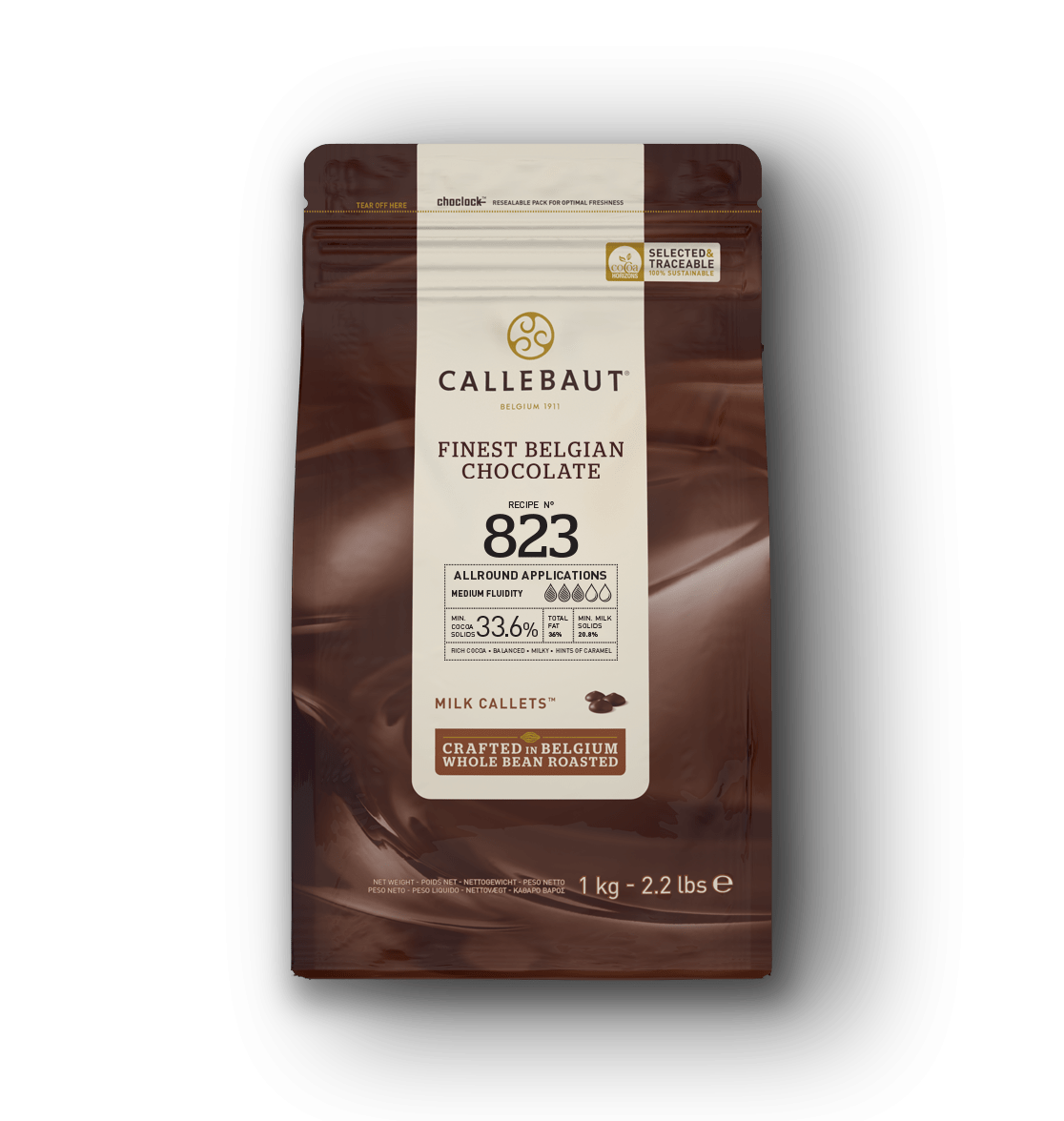 Buy Callebaut milk chocolate 823 1kg