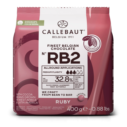 Buy Callebaut Ruby 400g